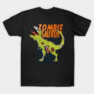 Halloween Happy Halloween Funny Dinosaur Costume T-Shirt